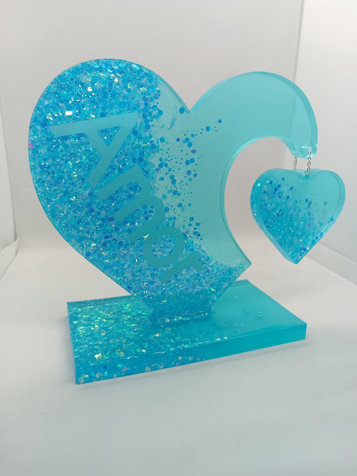 Coraçao en Resina