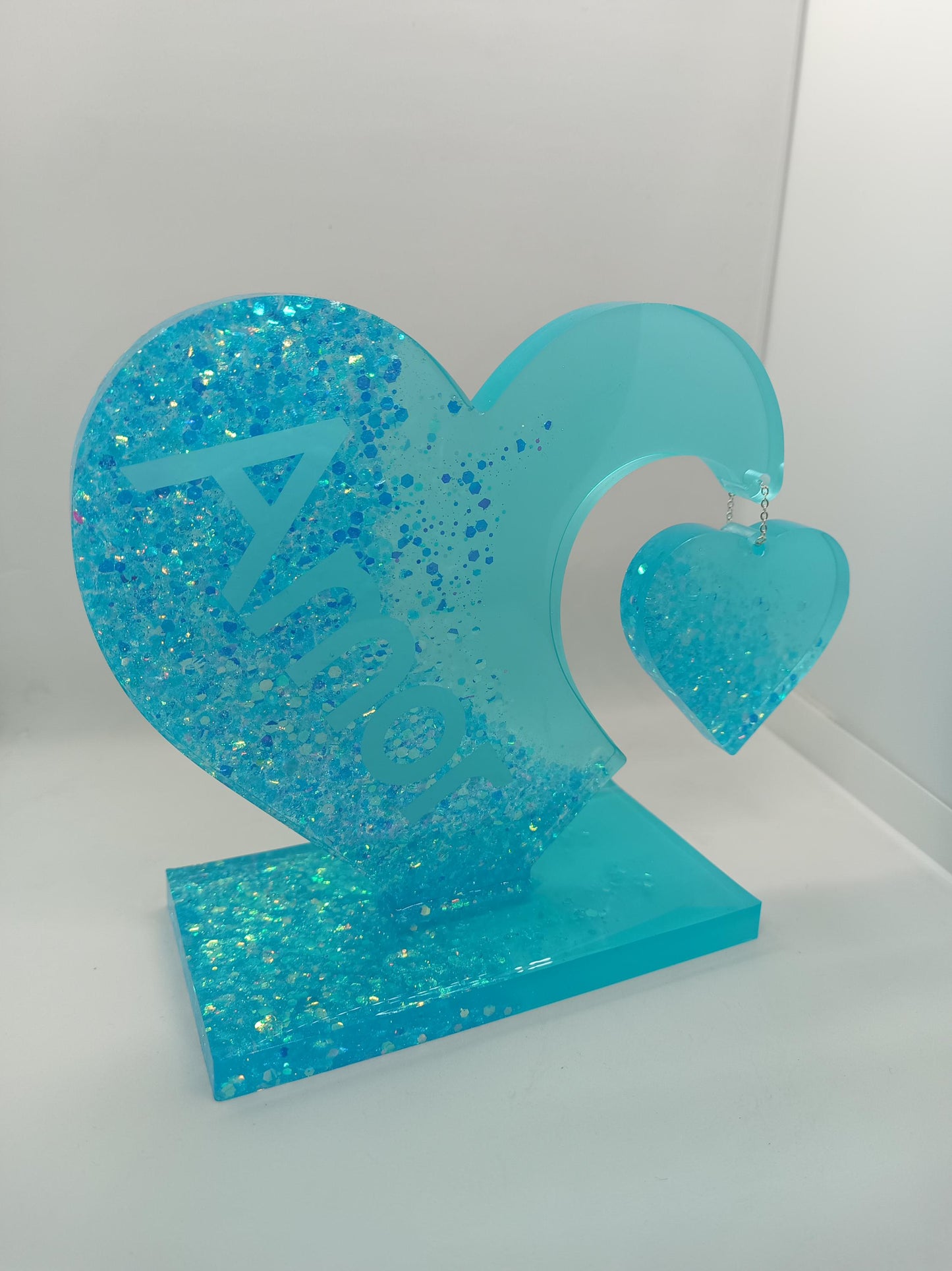 Coraçao en Resina